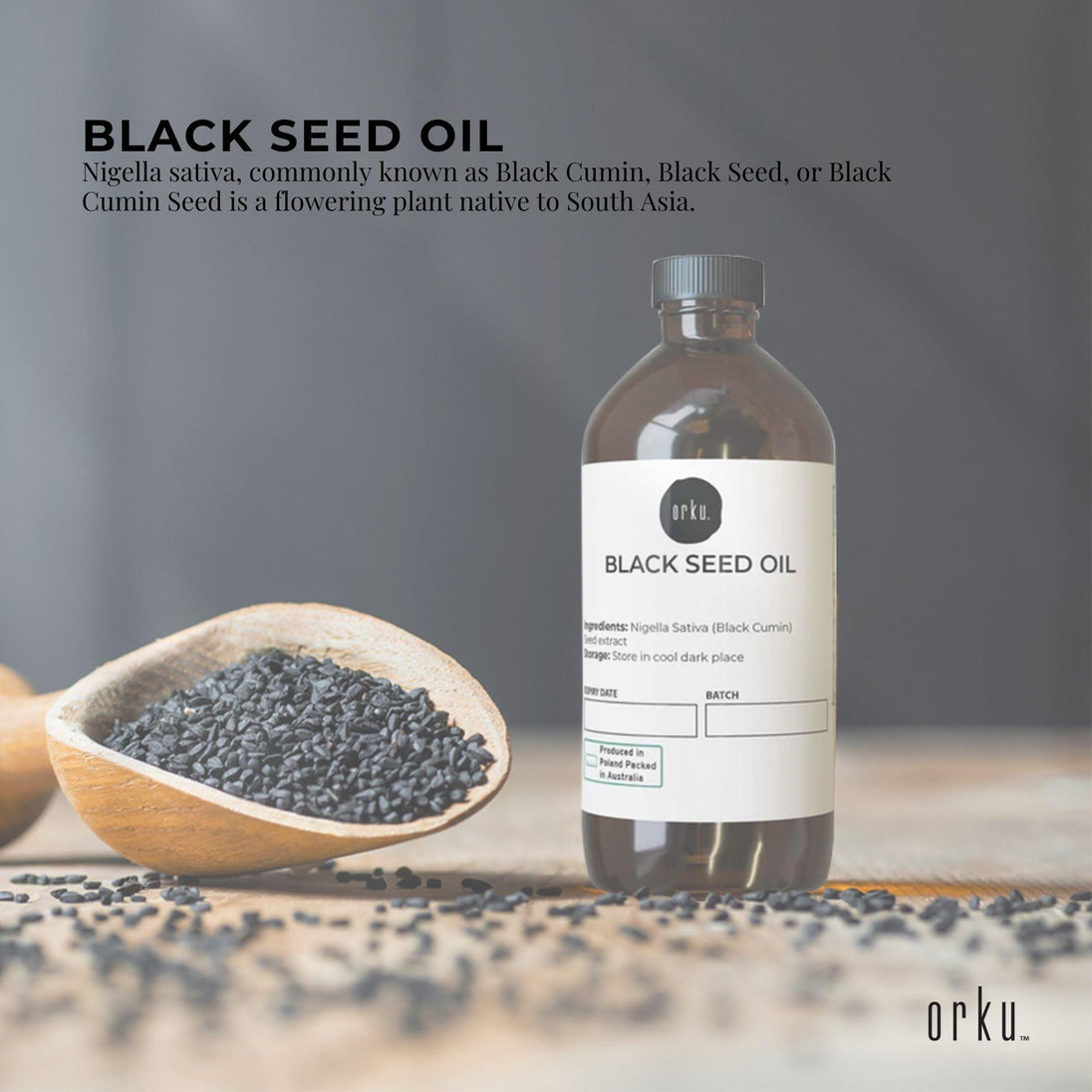 Buy 100ml Pure Black Seed Oil - 100% Ethiopian Nigella Sativa Cumin Cold Pressed discounted | Products On Sale Australia