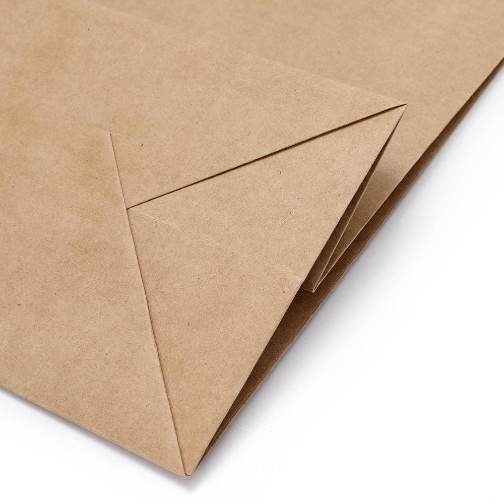 Buy 100pcs Bulk Kraft Paper Bags Pack Brown Shopping Retail Gift Bags Reusable Brown discounted | Products On Sale Australia