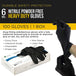 Buy 100x Nitrile Black Industrial Mechanic Tattoo Food Disposable Gloves Large discounted | Products On Sale Australia