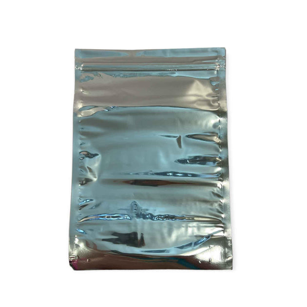 Buy 100x Resealable Aluminium Pouches 10x15cm - Windowed Zip Close Food Storage Bag discounted | Products On Sale Australia