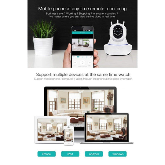 Buy 1080P 2MP IP Cameras WIFI Wireless Home Security Camera Surveillance 2-Way Audio CCTV Baby Monitor discounted | Products On Sale Australia