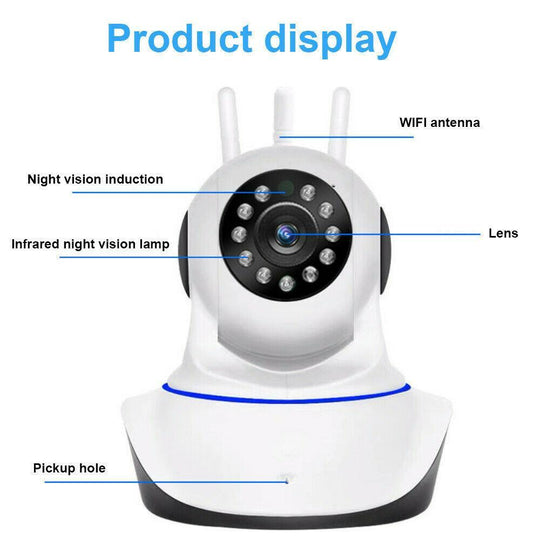 Buy 1080P 2MP IP Cameras WIFI Wireless Home Security Camera Surveillance 2-Way Audio CCTV Baby Monitor discounted | Products On Sale Australia