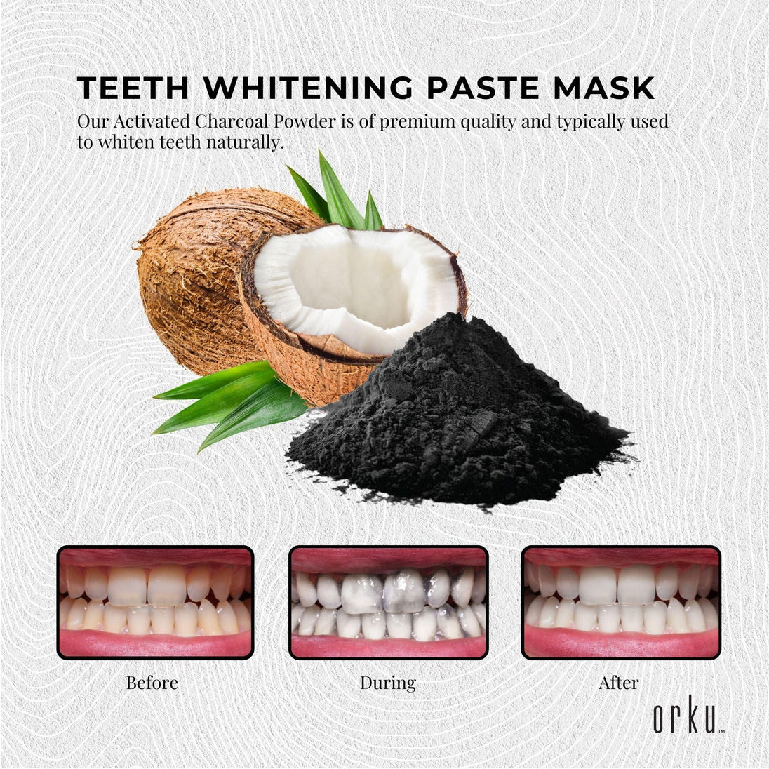 Buy 10g Activated Carbon Powder Coconut Charcoal - Teeth Whitening + Skin discounted | Products On Sale Australia