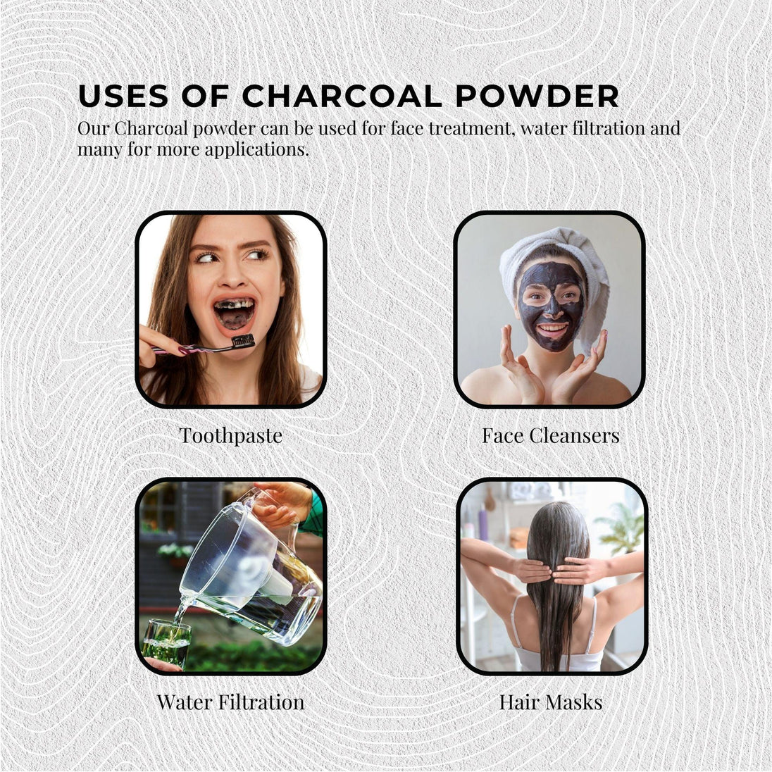 Buy 10Kg Activated Carbon Powder Coconut Charcoal - Teeth Whitening + Skin discounted | Products On Sale Australia