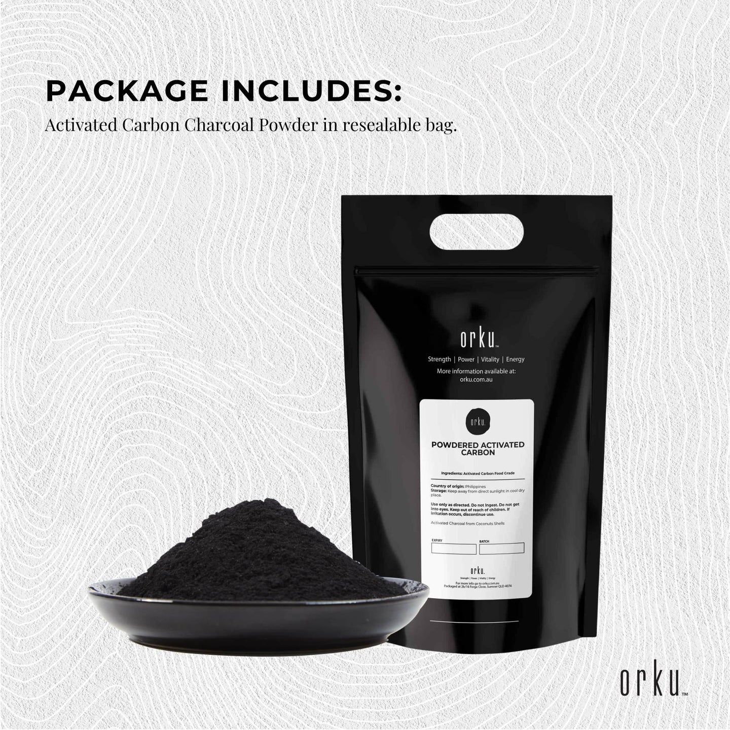 Buy 10Kg Activated Carbon Powder Coconut Charcoal - Teeth Whitening + Skin discounted | Products On Sale Australia