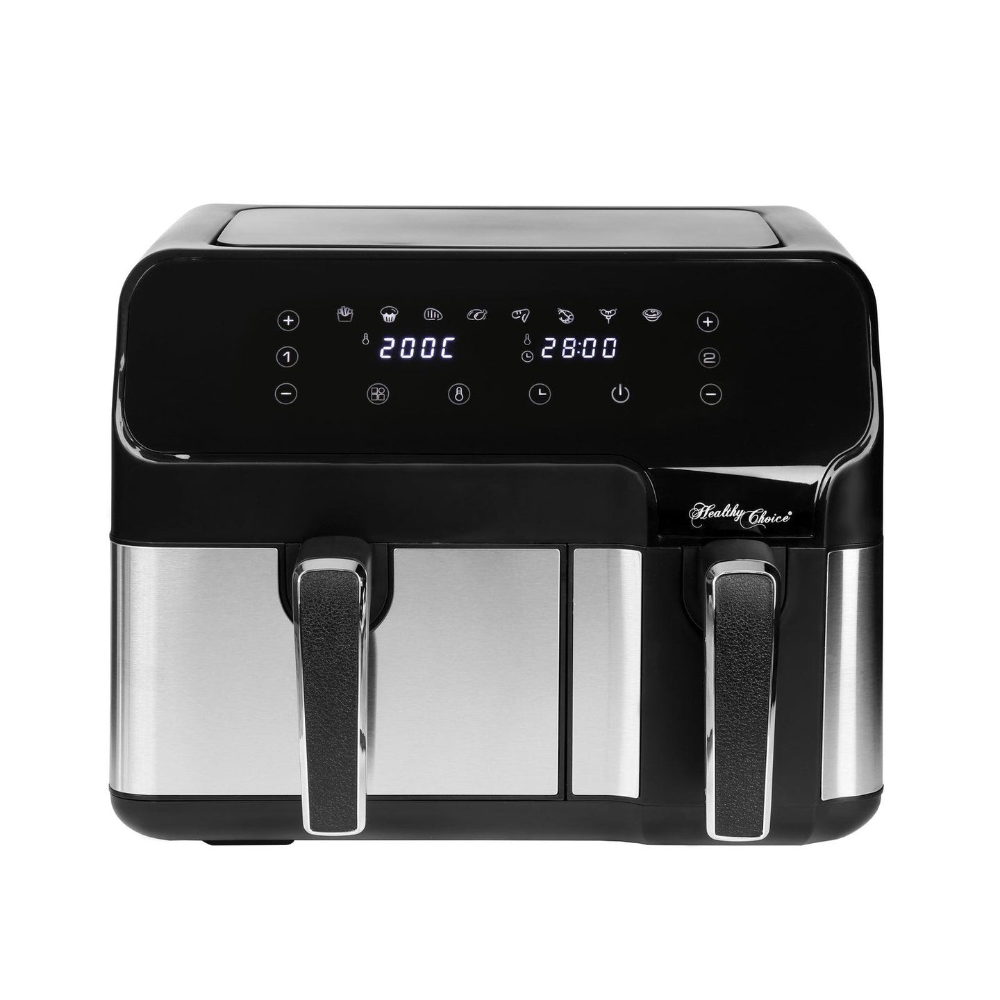 Buy 10L Digital Dual Zone Air Fryer w/ Dual Temperature Control discounted | Products On Sale Australia