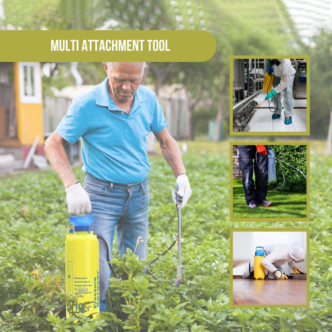 Buy 10L Pressure Sprayer - Knapsack Garden Pump For Liquids - Yard Weed Plants discounted | Products On Sale Australia