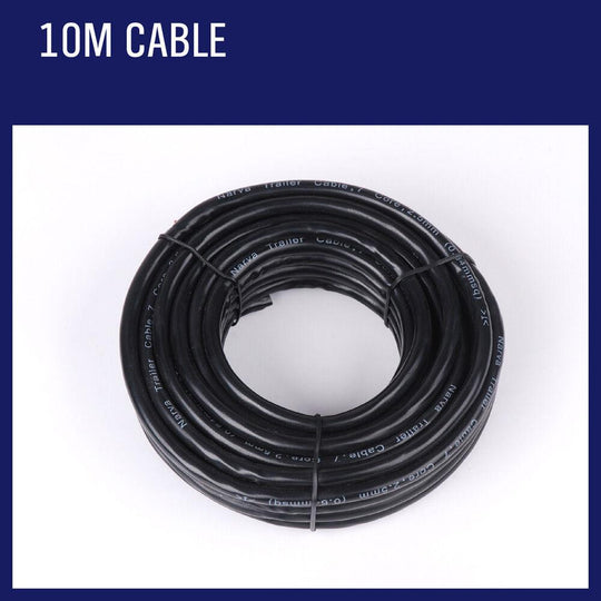 Buy 10M X 5 Core Wire Cable Trailer Cable Automotive Boat Caravan Truck Coil V90 PVC discounted | Products On Sale Australia