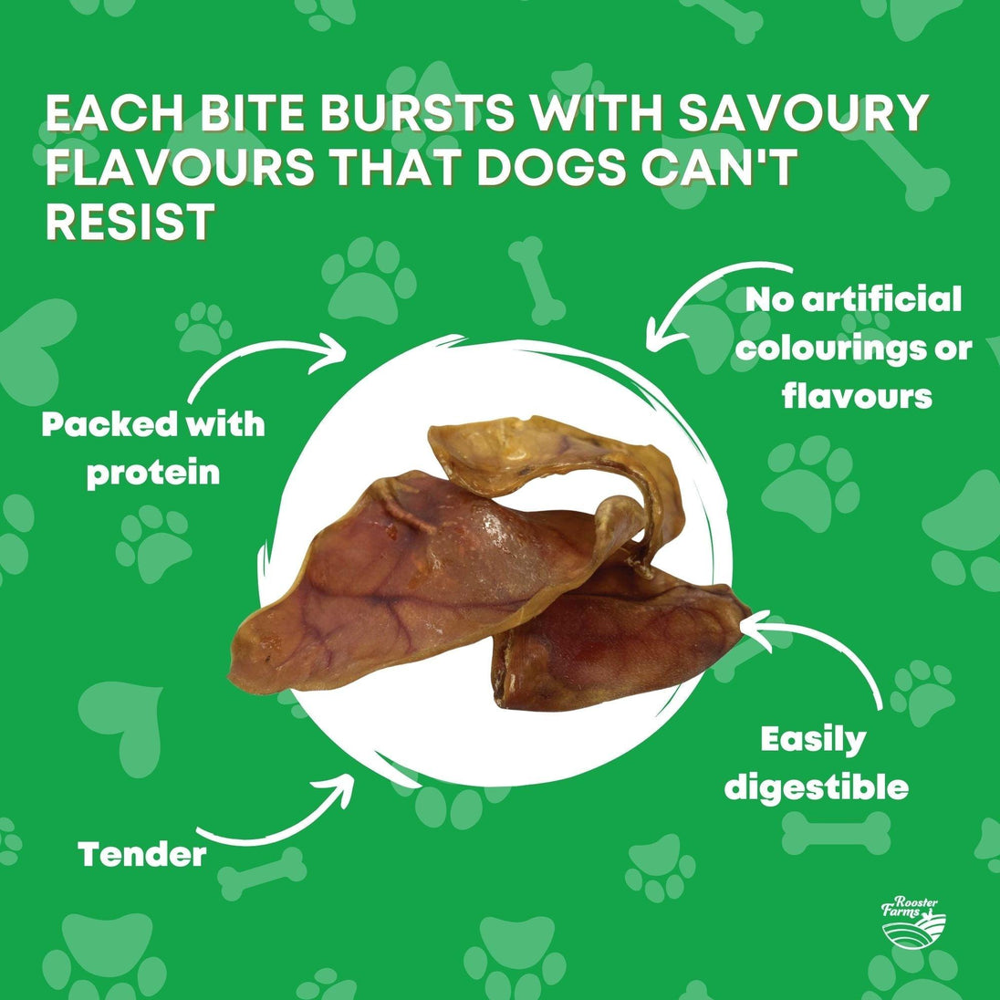 Buy 10x Dog Treat Large Pig Ears Whole - Dehydrated Australian Healthy Puppy Chew discounted | Products On Sale Australia