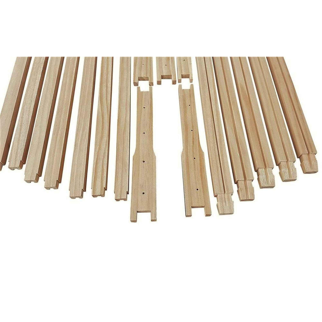 Buy 10x Wood Frames Plastic Foundations Unassembled Deep Hive Brood Frame Beekeeping discounted | Products On Sale Australia