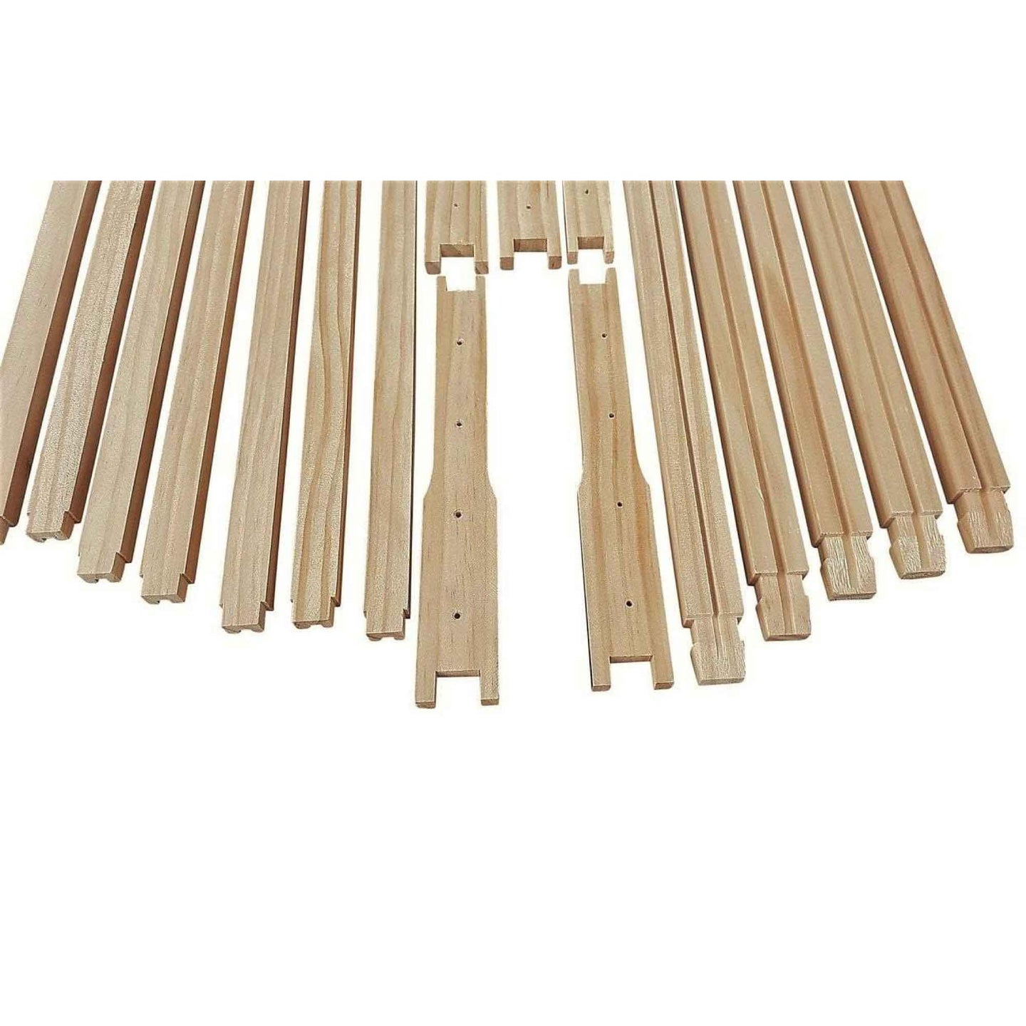 Buy 10x Wood Frames Plastic Foundations Unassembled Deep Hive Brood Frame Beekeeping discounted | Products On Sale Australia