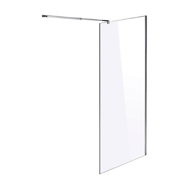 Buy 1100 x 2000mm Frameless 10mm Safety Glass Shower Screen discounted | Products On Sale Australia