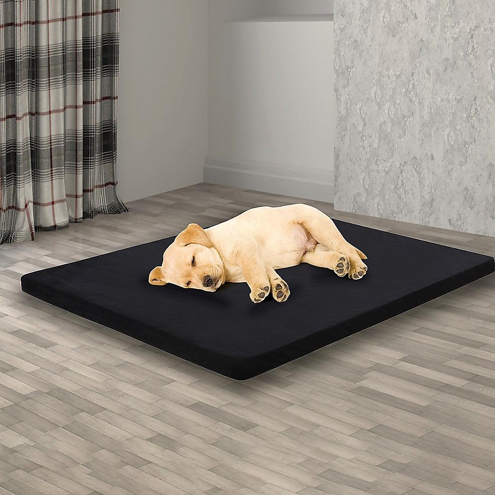 Buy 110CM XL Pet Bed Mattress Dog Cat Memory Foam Pad Mat Cushion discounted | Products On Sale Australia