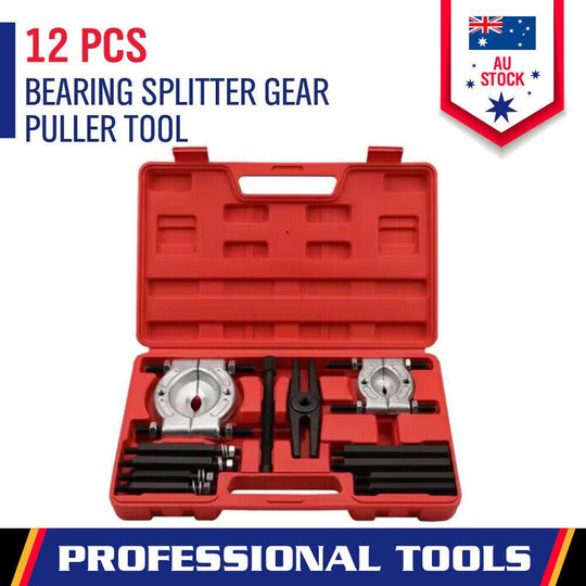 Buy 12 Piece Bearing Splitter Gear Puller Fly Wheel Separator Tool Kit Set With Box discounted | Products On Sale Australia