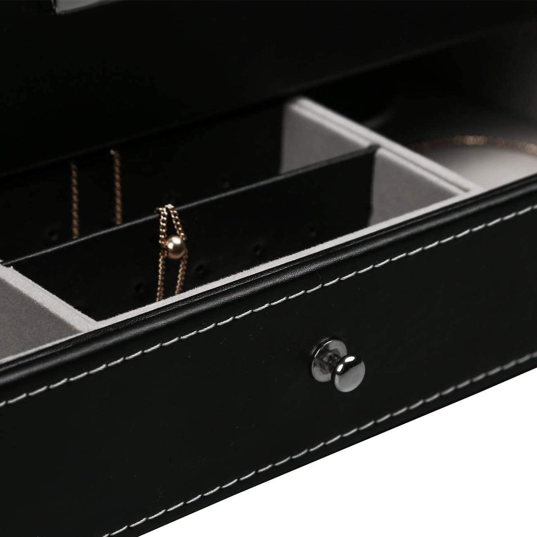 Buy 12 Slot PU Leather Lockable Watch and Jewelry Storage Boxes (Black) discounted | Products On Sale Australia