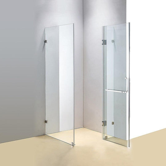 Buy 1200 x 1000mm Frameless 10mm Glass Shower Screen By Della Francesca discounted | Products On Sale Australia