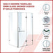 Buy 1200 x 1000mm Frameless 10mm Glass Shower Screen By Della Francesca | Products On Sale Australia