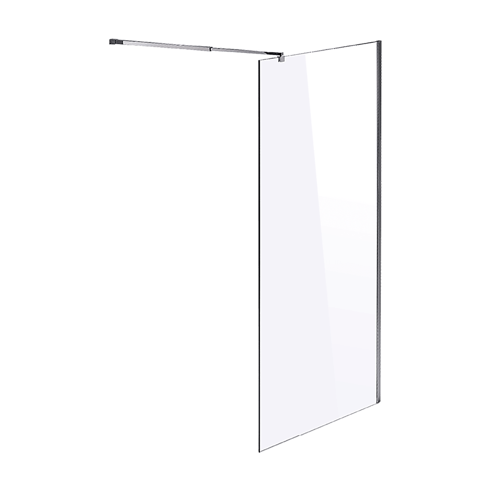 Buy 1200 x 2000mm Frameless 10mm Safety Glass Shower Screen discounted | Products On Sale Australia