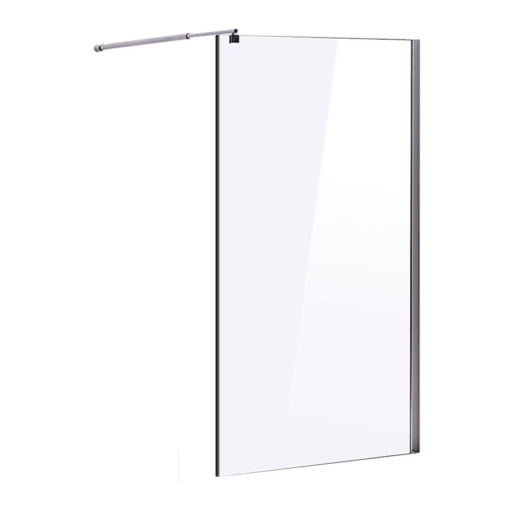 Buy 1200 x 2000mm Frameless 10mm Safety Glass Shower Screen discounted | Products On Sale Australia