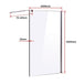 Buy 1200 x 2000mm Frameless 10mm Safety Glass Shower Screen discounted | Products On Sale Australia