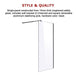 Buy 1200 x 2000mm Frameless 10mm Safety Glass Shower Screen discounted | Products On Sale Australia