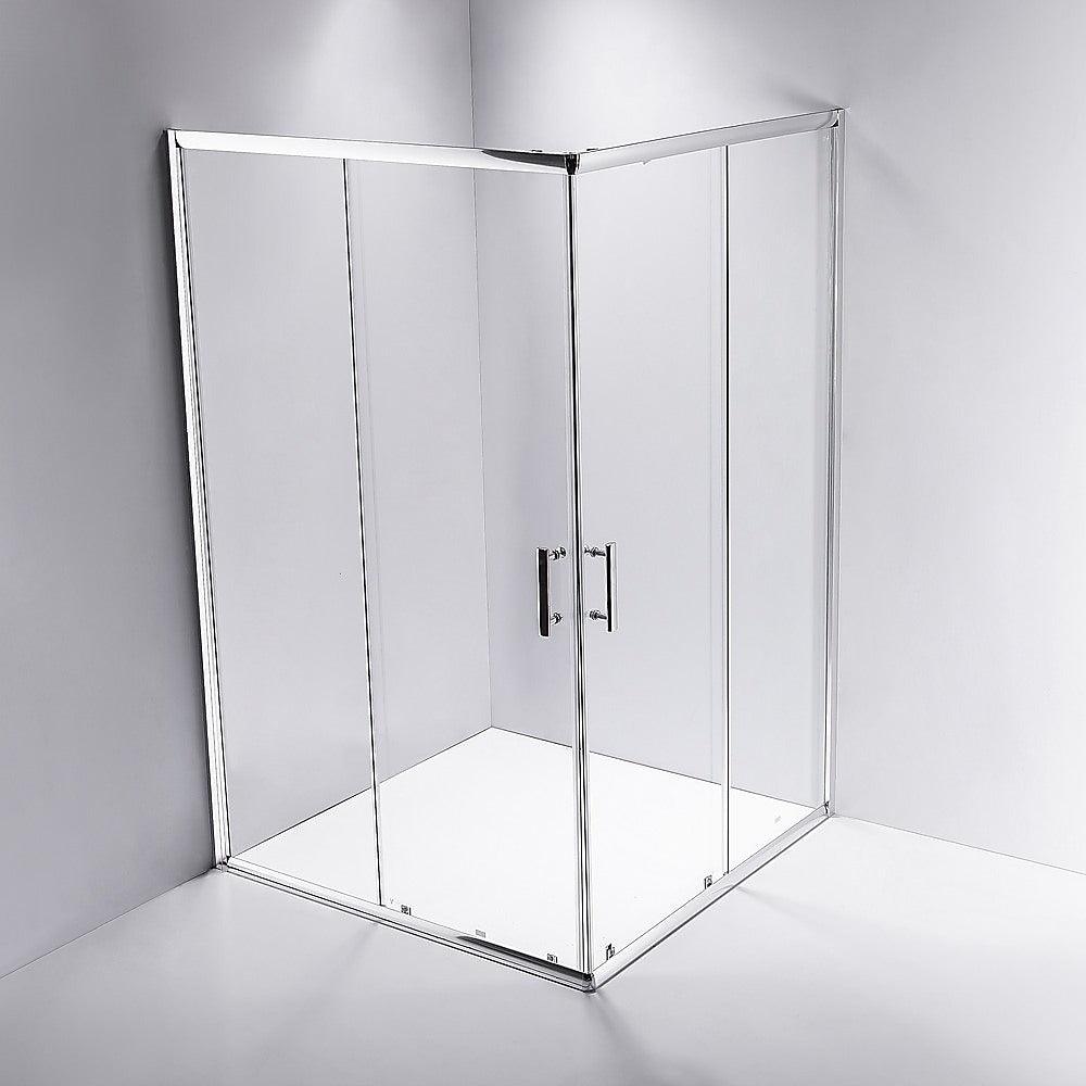 Buy 1200 x 800mm Sliding Door Nano Safety Glass Shower Screen By Della Francesca discounted | Products On Sale Australia