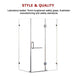 Buy 1200 x 900mm Frameless 10mm Glass Shower Screen By Della Francesca | Products On Sale Australia