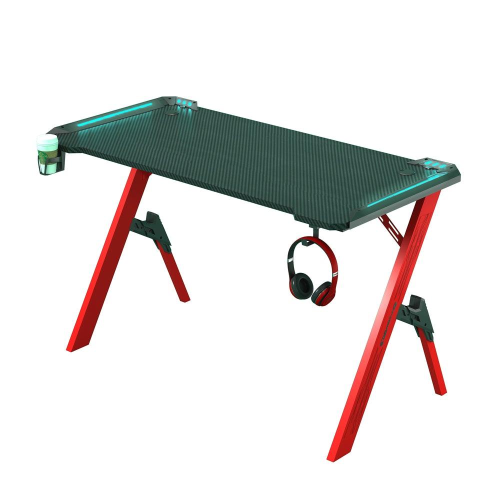 Buy 120cm Gaming Desk Desktop PC Computer Desks Desktop Racing Table K-Shaped Leg AU discounted | Products On Sale Australia