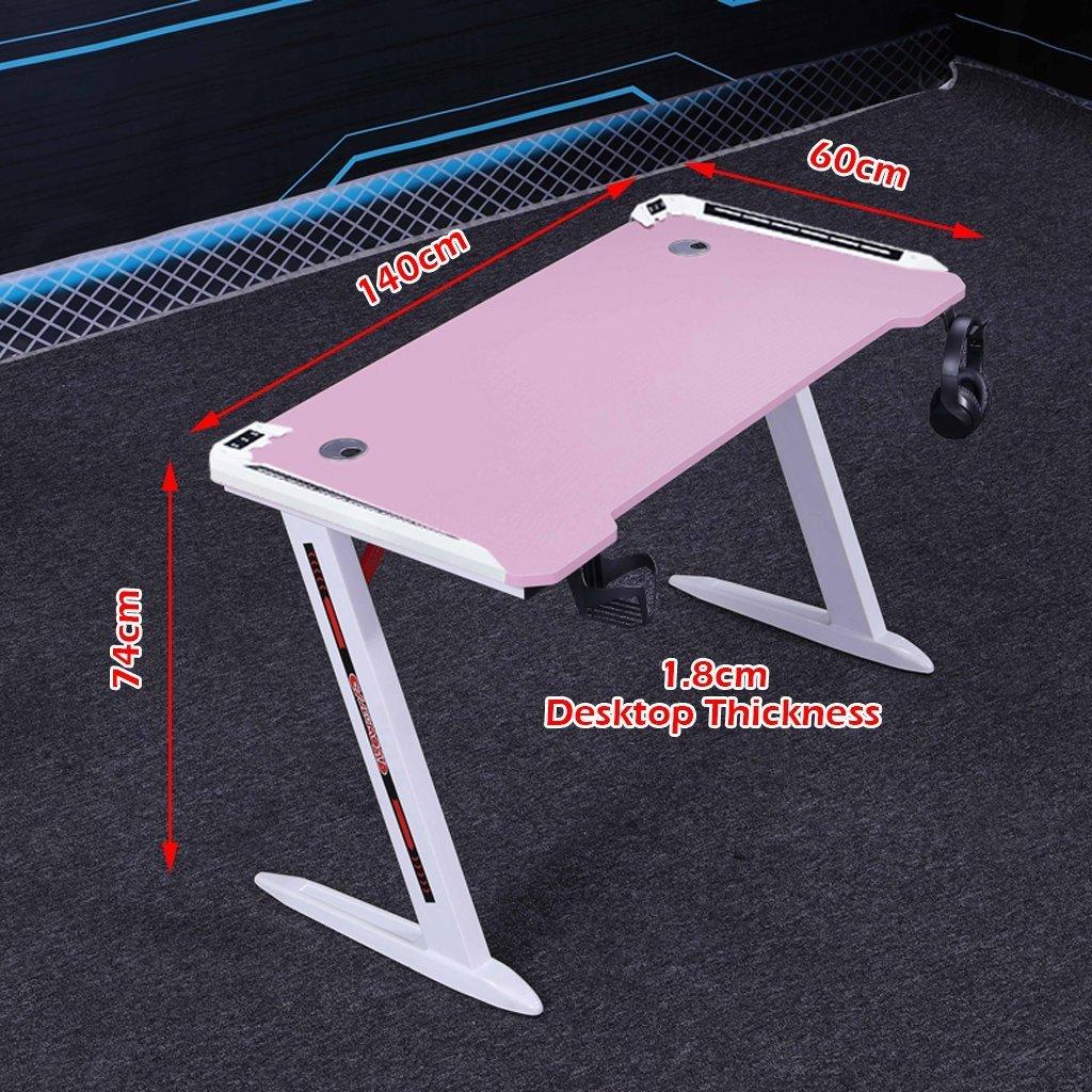 Buy 120cm Gaming Desk Desktop PC Computer Desks Desktop Racing Table K-Shaped Leg AU discounted | Products On Sale Australia