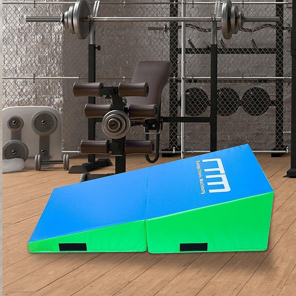 Buy 120x60x35cm Foldable Soft Incline Gymnastics Mat Wedge Yoga Gym Balance Training discounted | Products On Sale Australia