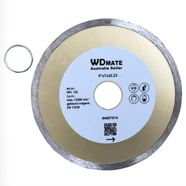 Buy 125mm Diamond Cutting Disc 5" Wet Circular Saw Blade 22/20mm Concrete Tile Brick discounted | Products On Sale Australia