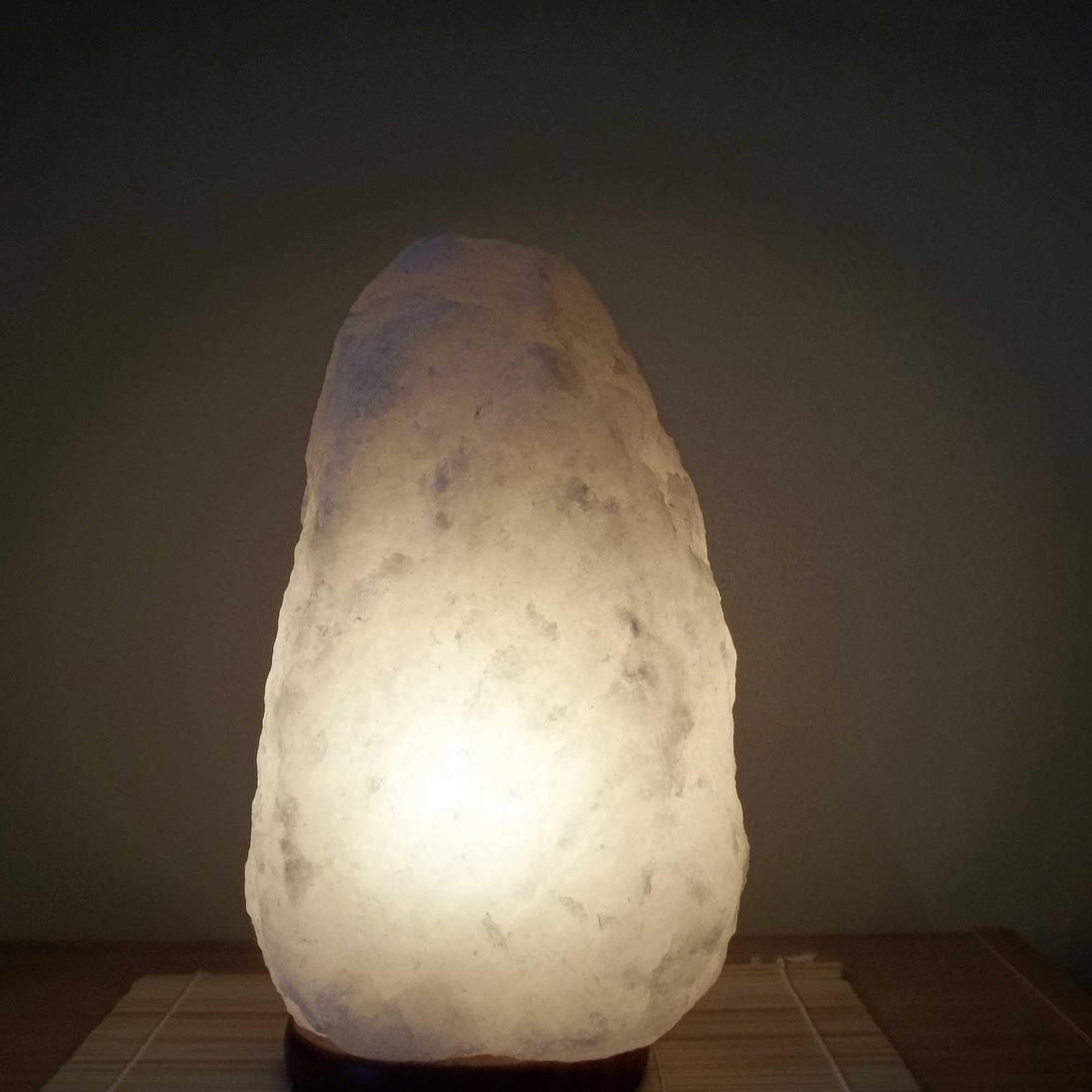 Buy 12V 12W 1-2Kg Himalayan White Salt Lamp Crystal Rock Natural Shape Unique Lamps discounted | Products On Sale Australia