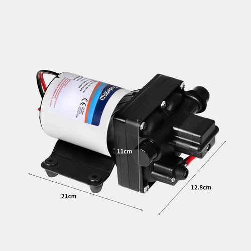 Buy 12V Caravan Water Pump High Pressure Self-priming rv Camping Boat 70PSI 20.8L/M discounted | Products On Sale Australia