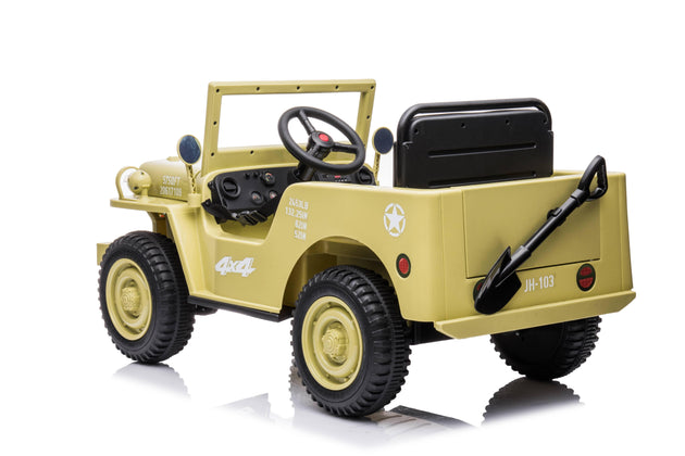 12V Military Jeep Electric Ride On Car For Kids - Green Products On Sale Australia | Baby & Kids > Ride on Cars, Go-karts & Bikes Category