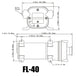 Buy 12V Water Pump FL-40 High Pressure 17/10LPM For Caravan Boat Camp Washdown discounted | Products On Sale Australia