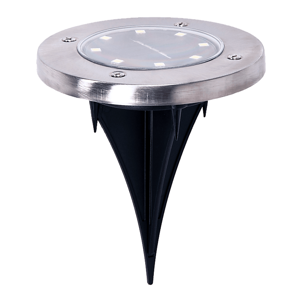 Buy 12x Solar Powered LED Buried Inground Recessed Light Garden Outdoor Deck Path discounted | Products On Sale Australia