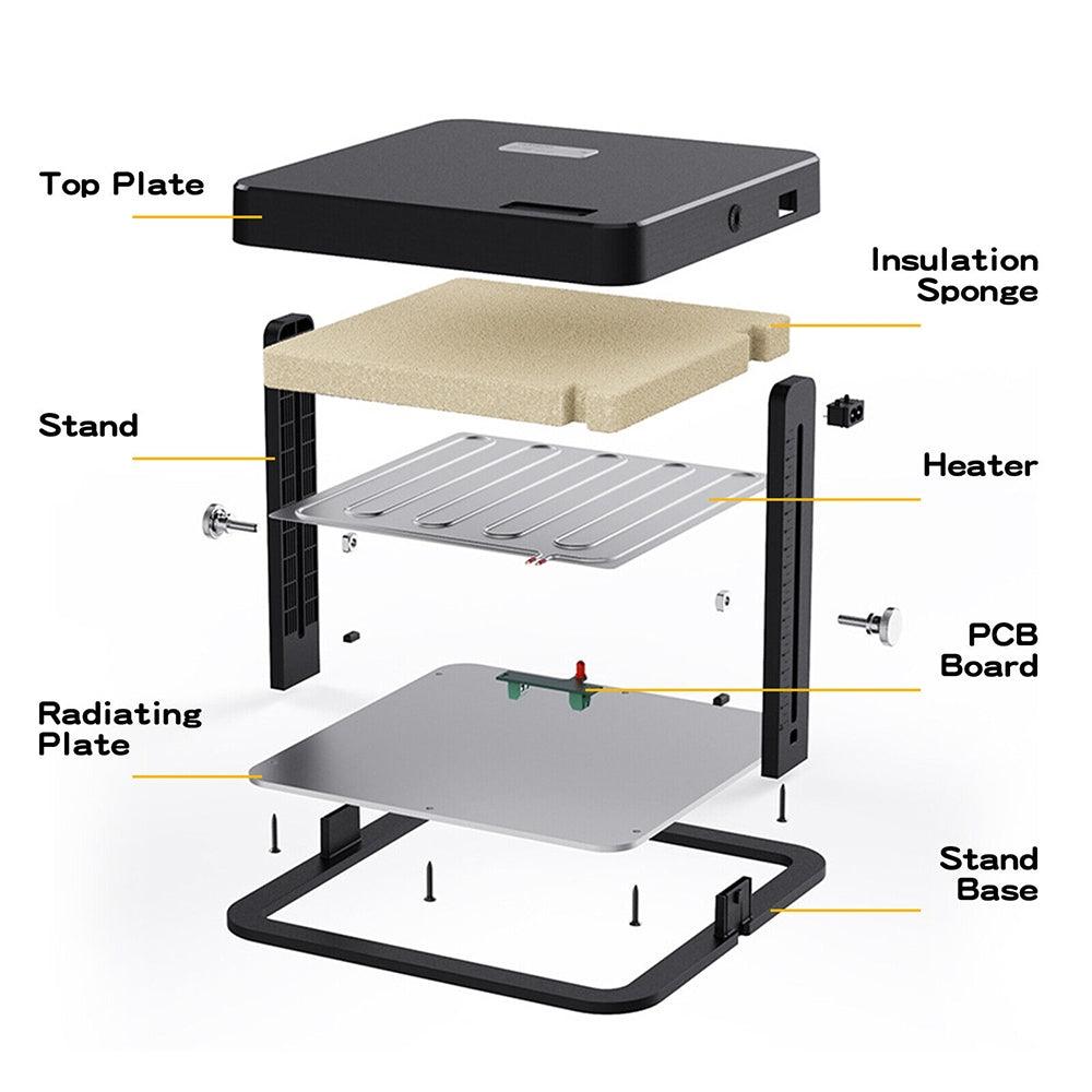 Buy 13W Chick Brooder Heating Plate 27x27cm Chicken Coop Heater Duck Poultry Warmer discounted | Products On Sale Australia