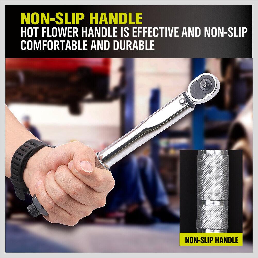 Buy 1/4" Drive Click Torque Wrench 5-25NM Ratchet Spanner Adjustable Hand Repair New discounted | Products On Sale Australia