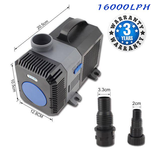 Buy 140W 16000L/H Submersible Aquarium Fountain Pond Marine Water Pump Fish Tank NEW discounted | Products On Sale Australia