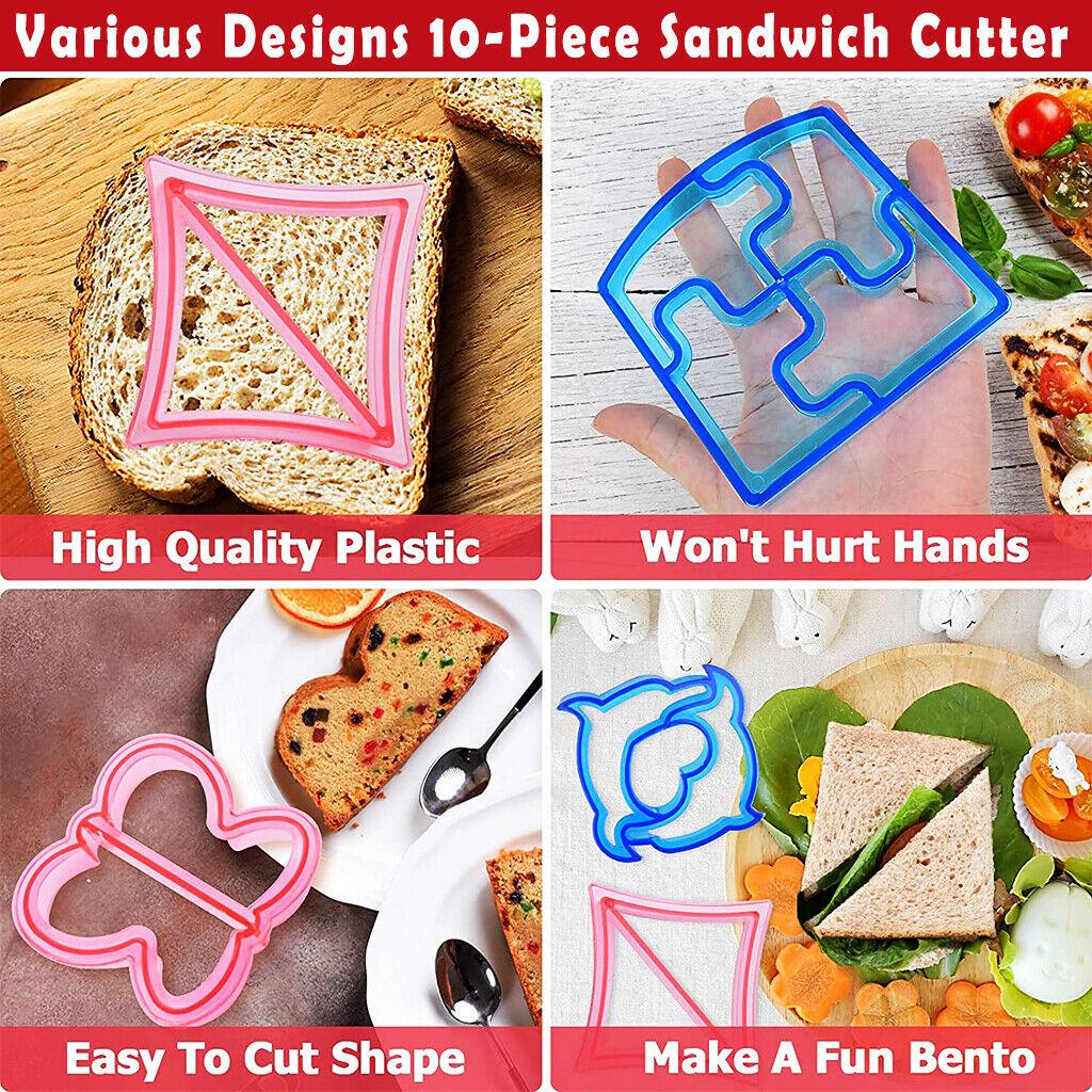 Buy 16 PCS Sandwich Cutter Kids DIY Toast Mold Bread Food Moulds Xmas Gift discounted | Products On Sale Australia