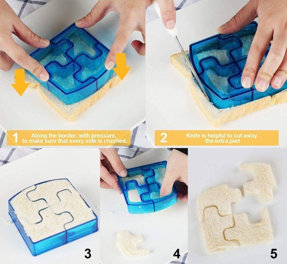 Buy 16 PCS Sandwich Cutter Kids DIY Toast Mold Bread Food Moulds Xmas Gift discounted | Products On Sale Australia