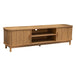 Buy 160cm Ribbed Natural Entertainment Unit discounted | Products On Sale Australia