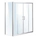 Buy 1700 X 700 Sliding Door Safety Glass Shower Screen By Della Francesca discounted | Products On Sale Australia