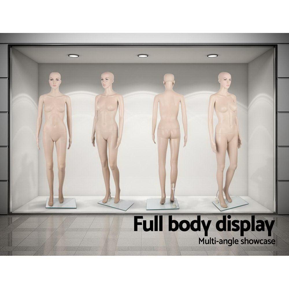 Buy 175cm Tall Full Body Female Mannequin - Skin Coloured discounted | Products On Sale Australia