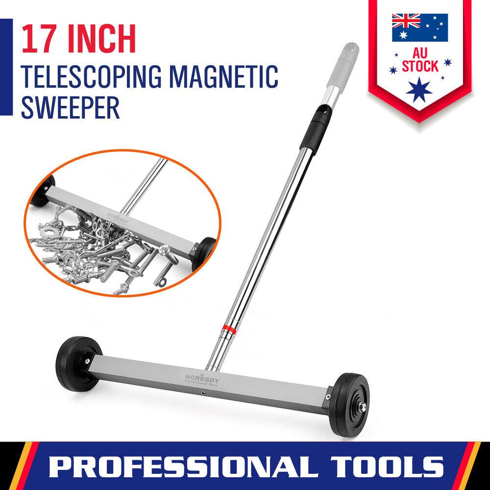 Buy 17inch Telescoping Magnetic Sweeper Magnet Broom Rolling Pick Up 8.8Lbs Portable discounted | Products On Sale Australia