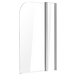 Buy 180 Degree Pivot Door 6mm Safety Glass Bath Shower Screen 1000x1400mm By Della Francesca discounted | Products On Sale Australia