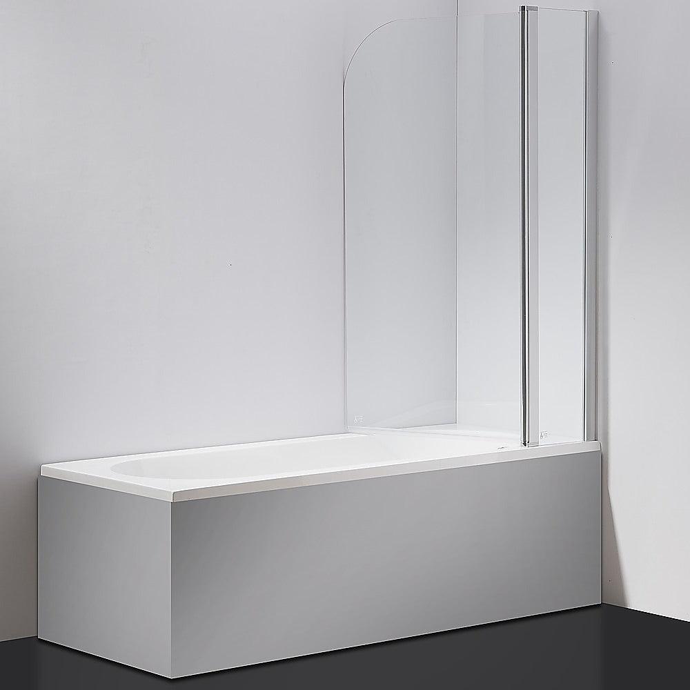 Buy 180 Degree Pivot Door 6mm Safety Glass Bath Shower Screen 1000x1400mm By Della Francesca discounted | Products On Sale Australia