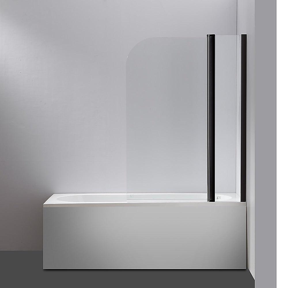 Buy 180 Degree Pivot Door 6mm Safety Glass Bath Shower Screen 1200x1400mm By Della Francesca discounted | Products On Sale Australia