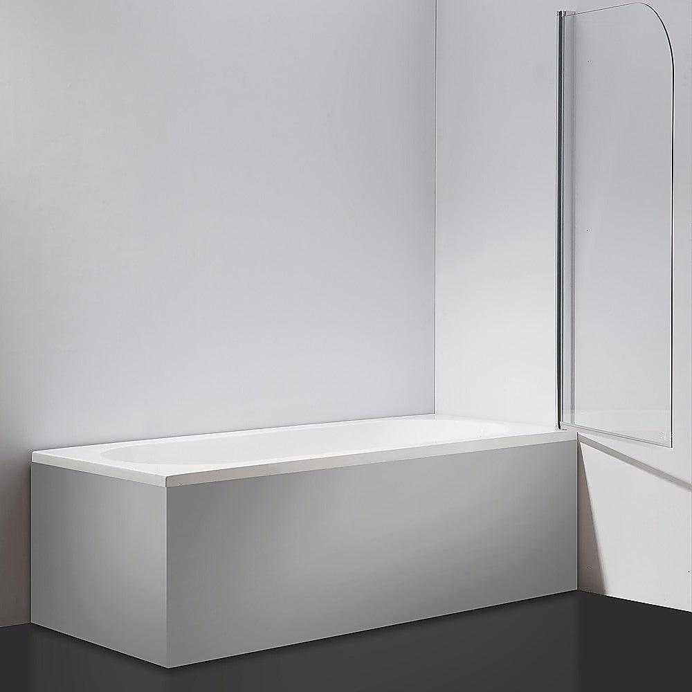 Buy 180 Degree Pivot Door 6mm Safety Glass Bath Shower Screen 900x1400mm By Della Francesca discounted | Products On Sale Australia