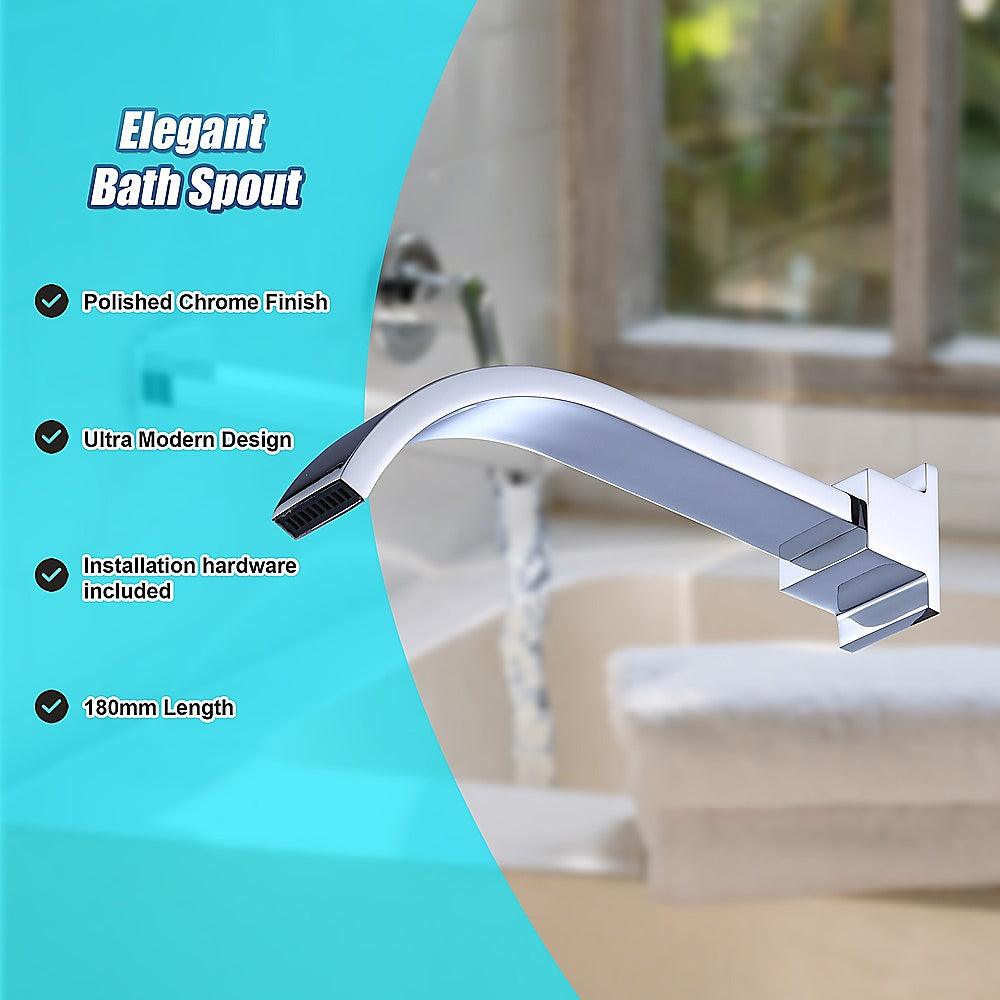 Buy 180mm Bath Spout Polished Chrome Finish discounted | Products On Sale Australia